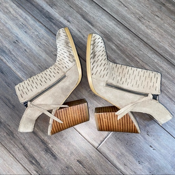 Gunmetal devyn‎ shoes booties perforated - Picture 6 of 10